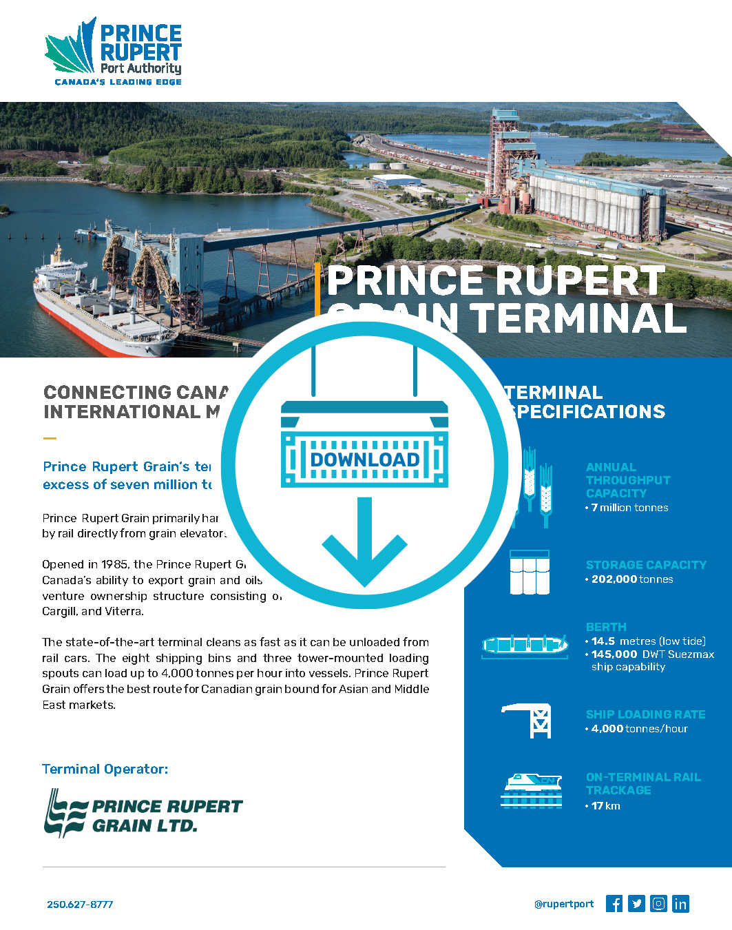 AGRICULTURE Prince Rupert Port Authority Prince Rupert Port Authority